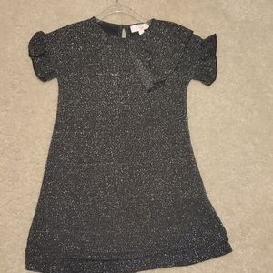 GB GIRLS BLACK GLITTER DRESS
